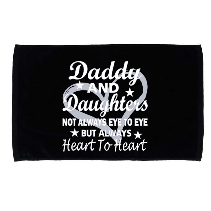 Daddy And Daughters Always Heart To Heart Microfiber Hand Towel