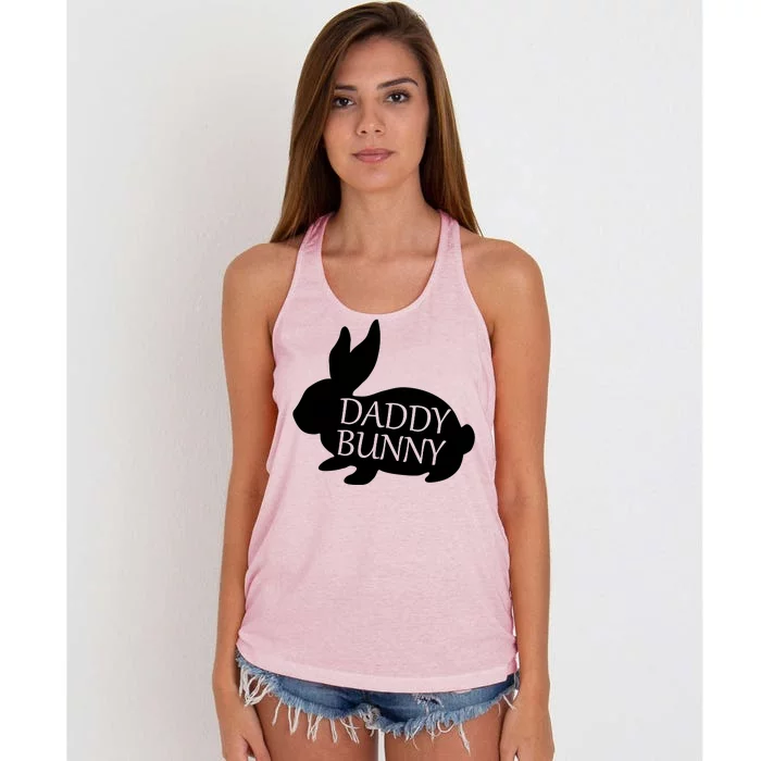 Daddy Bunny Women's Knotted Racerback Tank