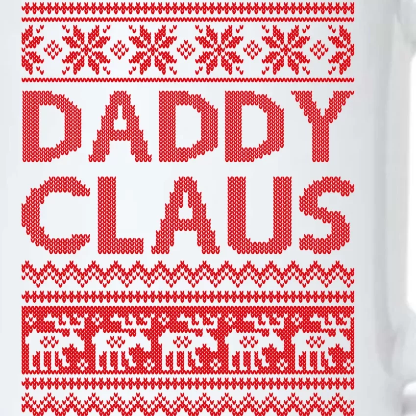 Daddy Claus Ugly Christmas Black Color Changing Mug