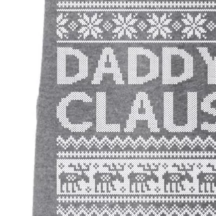 Daddy Claus Ugly Christmas Doggie 3-End Fleece Hoodie