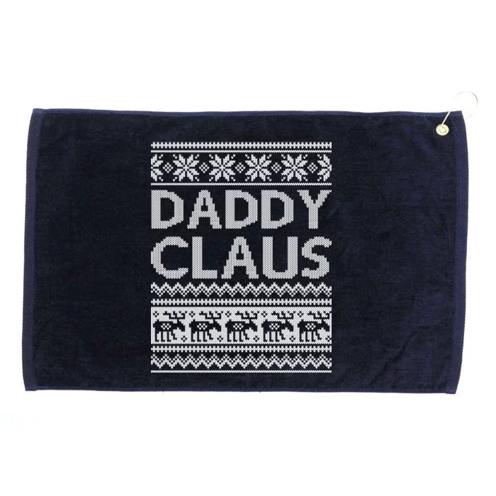 Daddy Claus Ugly Christmas Grommeted Golf Towel