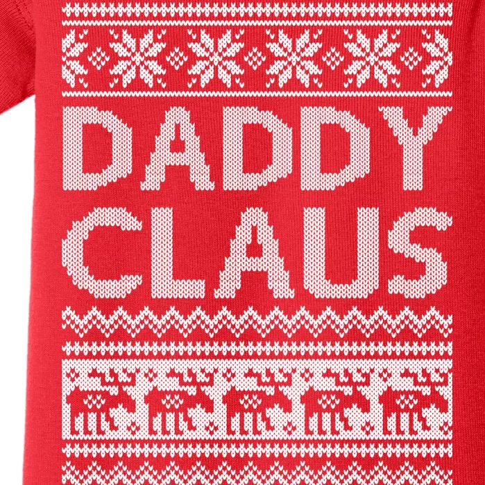 Daddy Claus Ugly Christmas Baby Bodysuit