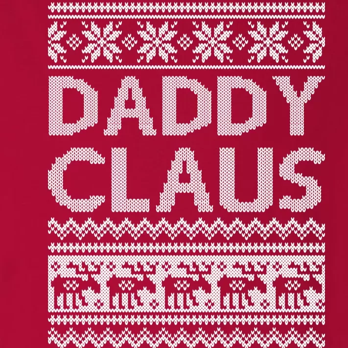 Daddy Claus Ugly Christmas Toddler Long Sleeve Shirt