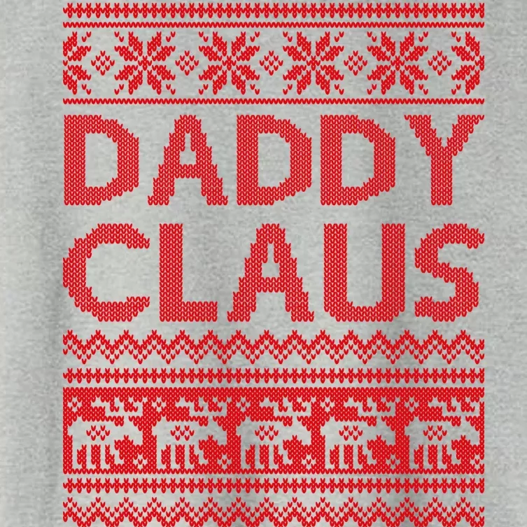 Daddy Claus Ugly Christmas Women's Crop Top Tee