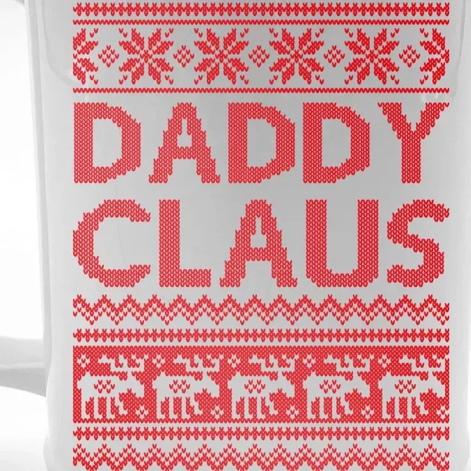 Daddy Claus Ugly Christmas Front & Back Beer Stein