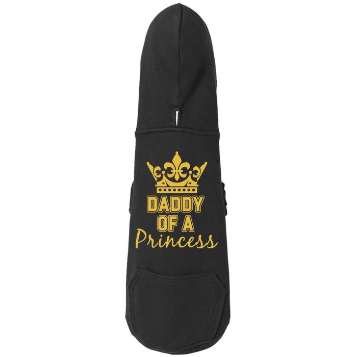 Daddy Of A Princess Family Matching Doggie 3-End Fleece Hoodie