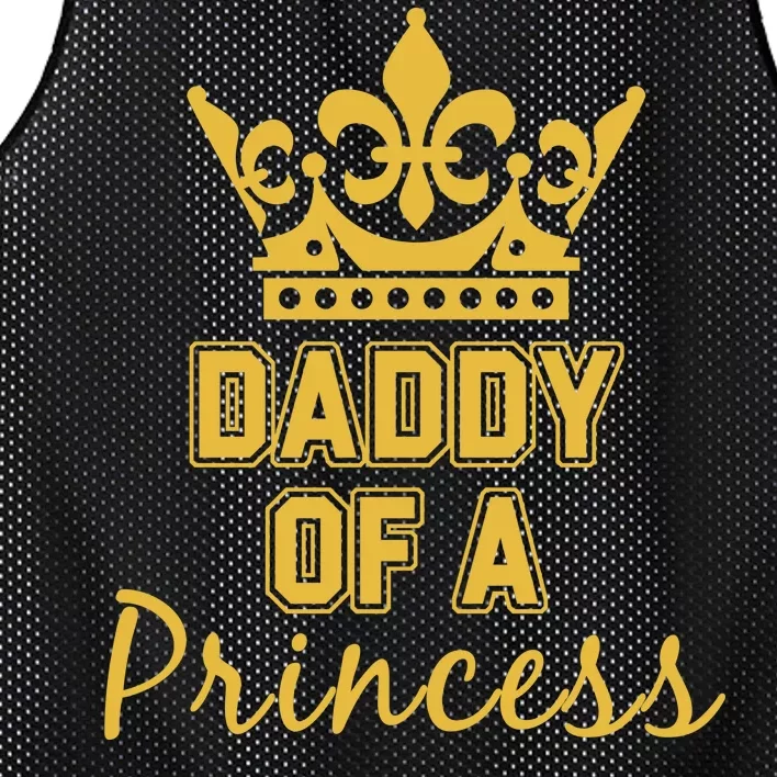 Daddy Of A Princess Family Matching Mesh Reversible Basketball Jersey Tank