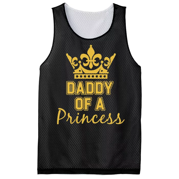 Daddy Of A Princess Family Matching Mesh Reversible Basketball Jersey Tank