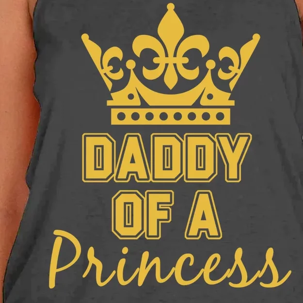 Daddy Of A Princess Family Matching Women's Knotted Racerback Tank