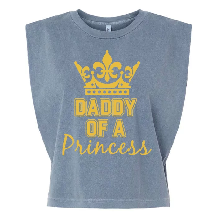 Daddy Of A Princess Family Matching Garment-Dyed Women's Muscle Tee