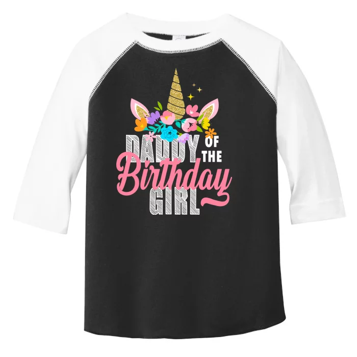 Daddy Of The Birthday Girl Toddler Fine Jersey T-Shirt