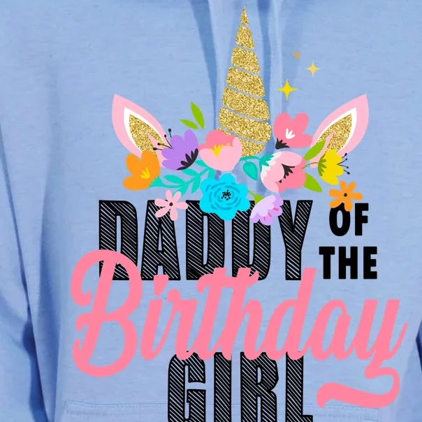 Daddy Of The Birthday Girl Unisex Surf Hoodie