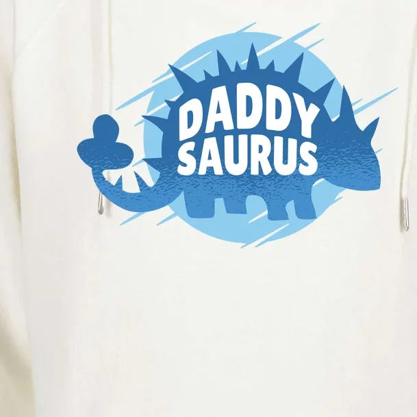 Daddy Saurus Womens Funnel Neck Pullover Hood