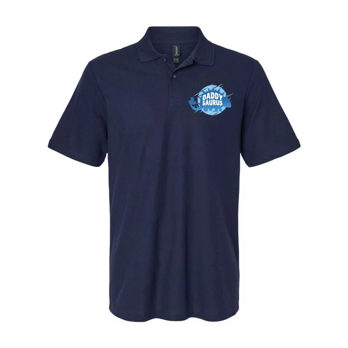 Daddy Saurus Softstyle Adult Sport Polo