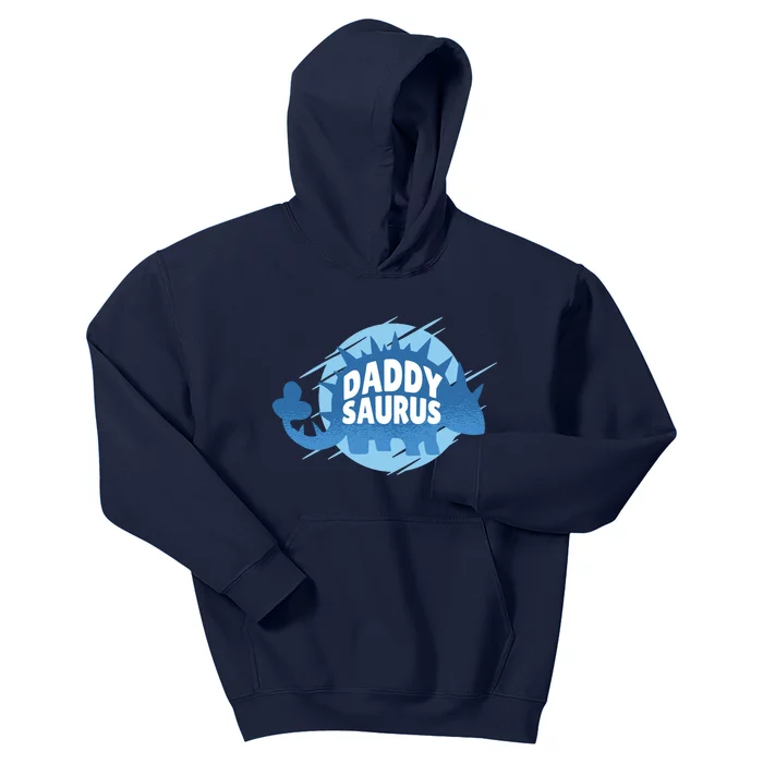 Daddy Saurus Kids Hoodie