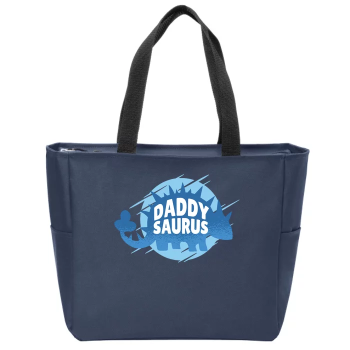 Daddy Saurus Zip Tote Bag