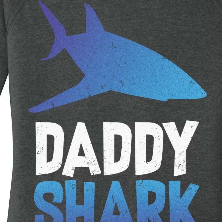 Daddy Shark Women's Perfect Tri Tunic Long Sleeve Shirt