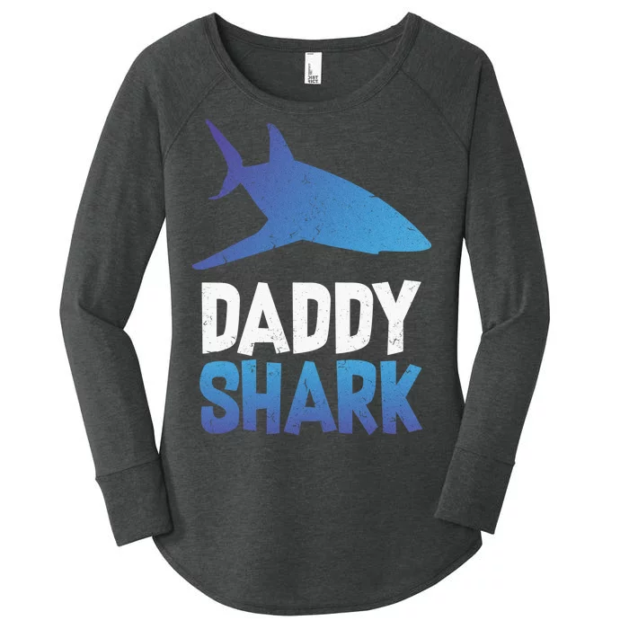 Daddy Shark Women's Perfect Tri Tunic Long Sleeve Shirt