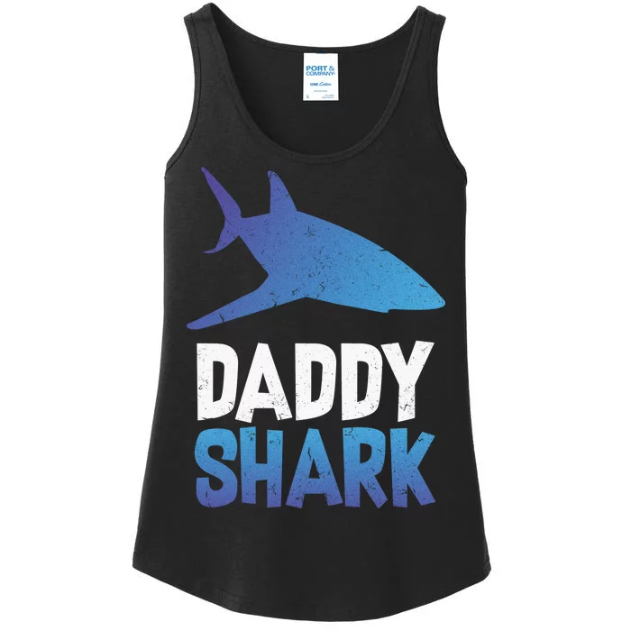 Daddy Shark Ladies Essential Tank