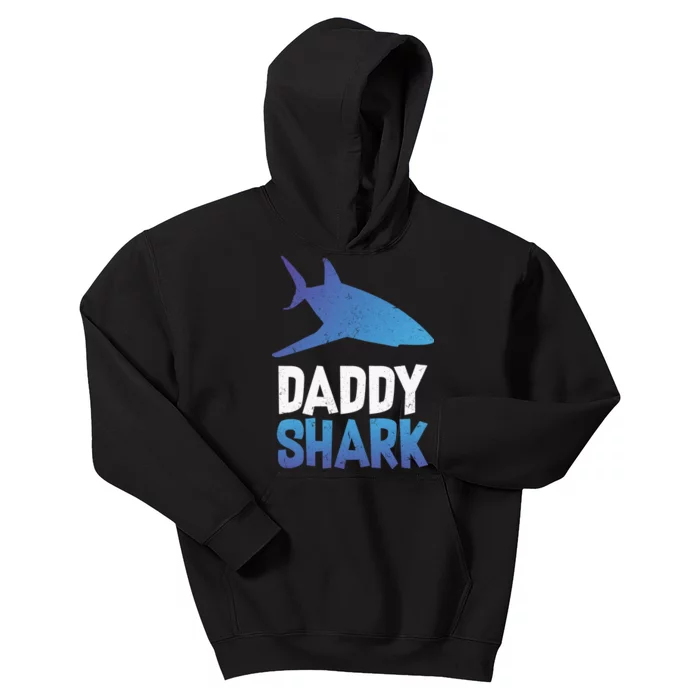 Daddy Shark Kids Hoodie