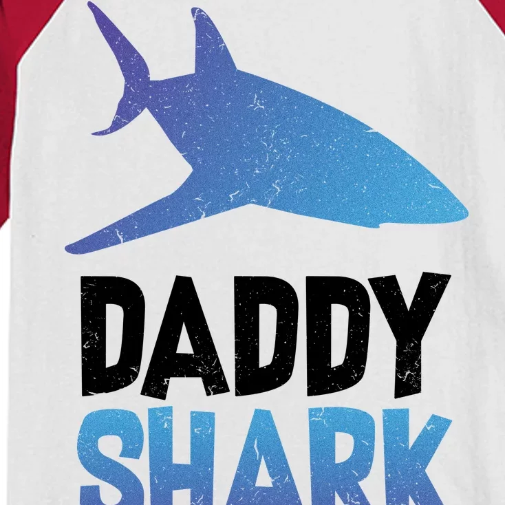 Daddy Shark Kids Colorblock Raglan Jersey