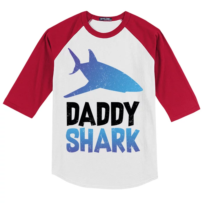 Daddy Shark Kids Colorblock Raglan Jersey