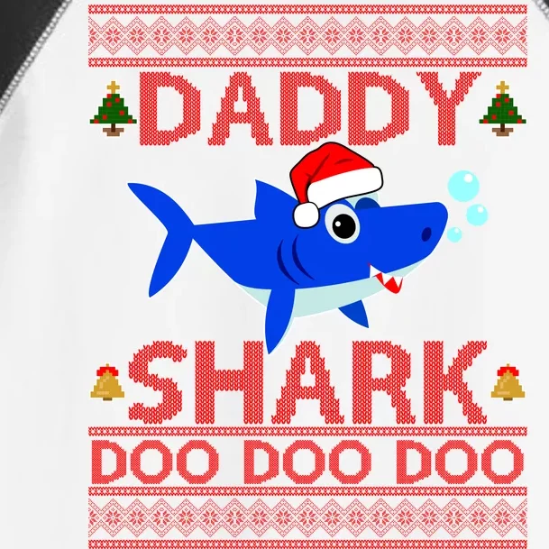 Daddy Shark Doo Doo Cute Ugly Christmas Toddler Fine Jersey T-Shirt