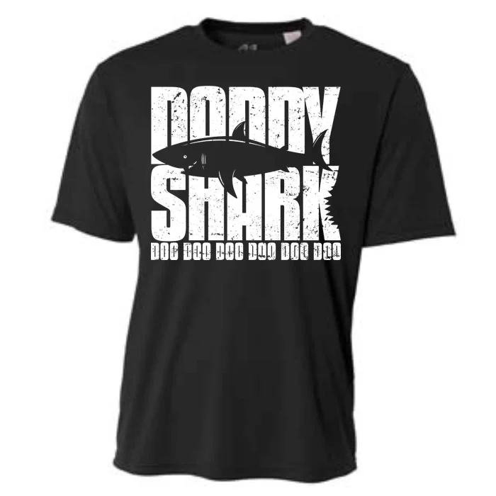 Daddy Shark Doo Doo Doo Cooling Performance Crew T-Shirt