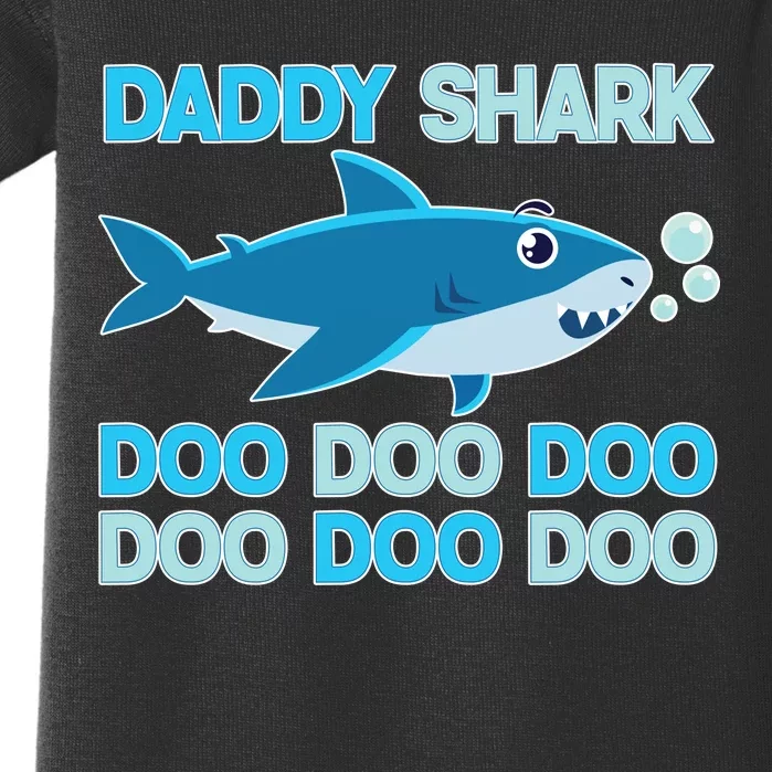 Daddy Shark Doo Doo Doo Funny Baby Bodysuit