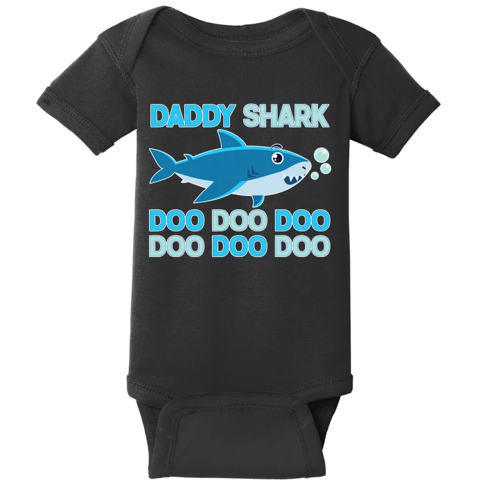 Daddy Shark Doo Doo Doo Funny Baby Bodysuit