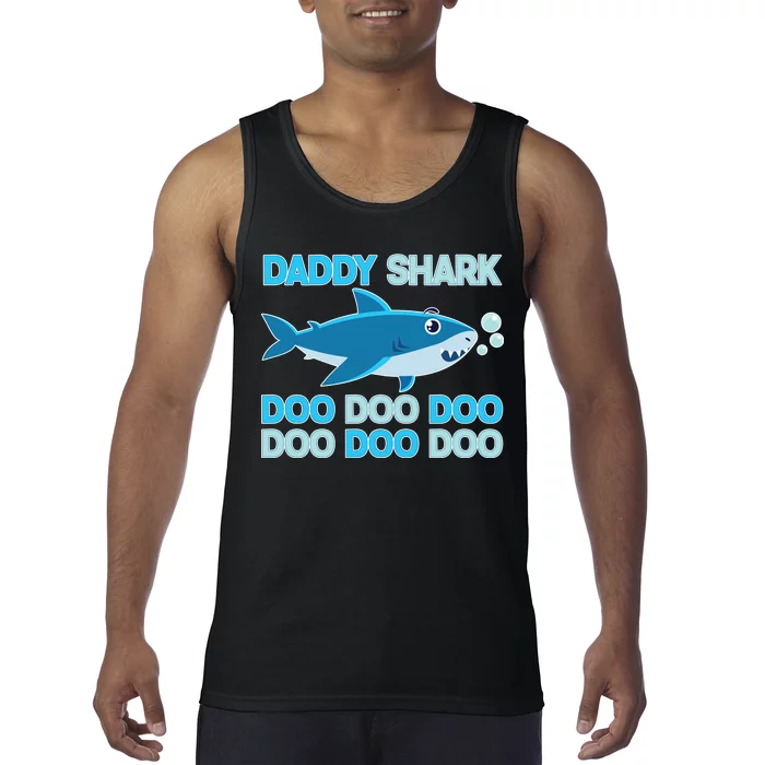 Daddy Shark Doo Doo Doo Funny Tank Top