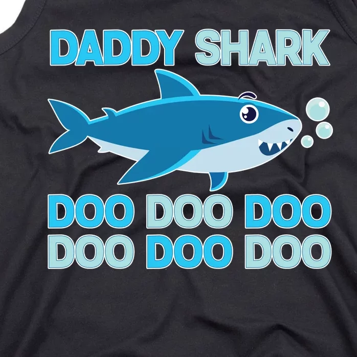 Daddy Shark Doo Doo Doo Funny Tank Top