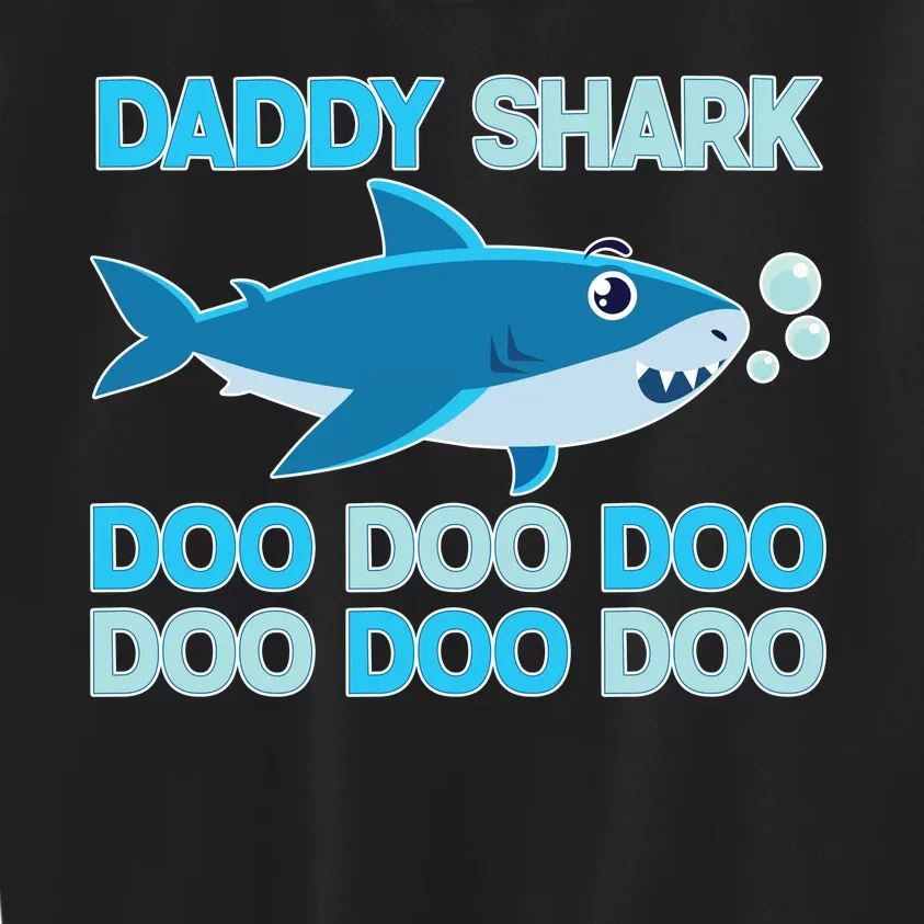 Daddy Shark Doo Doo Doo Funny Kids Sweatshirt