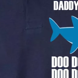 Daddy Shark Funny Cute Softstyle Adult Sport Polo