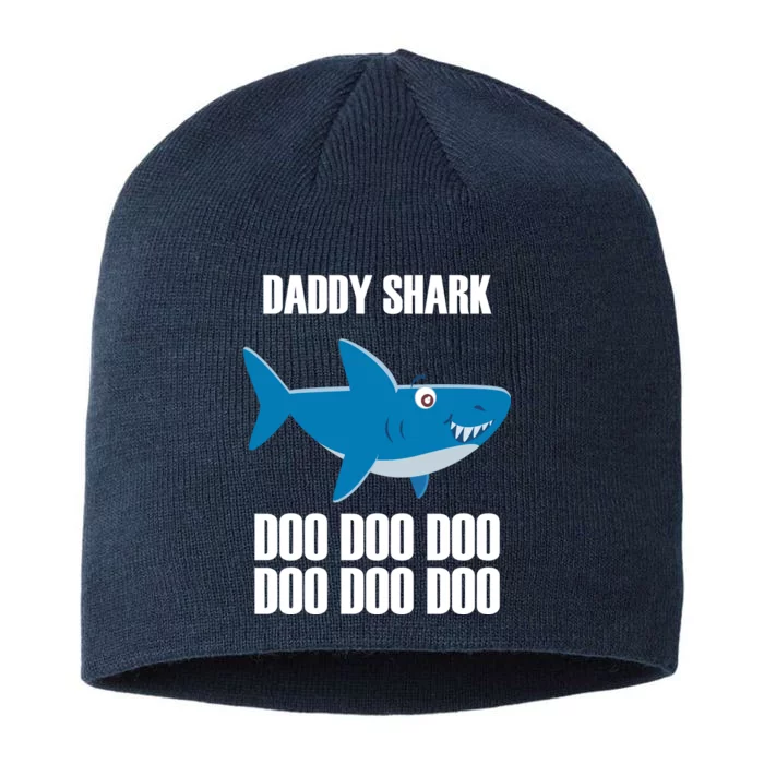 Daddy Shark Funny Cute 8 1/2in Sustainable Knit Beanie