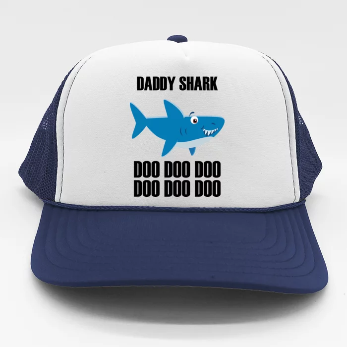 Daddy Shark Funny Cute Trucker Hat