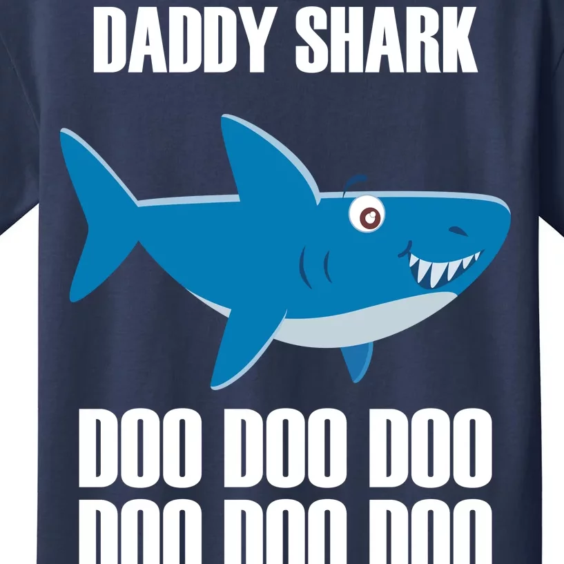 Daddy Shark Funny Cute Kids T-Shirt