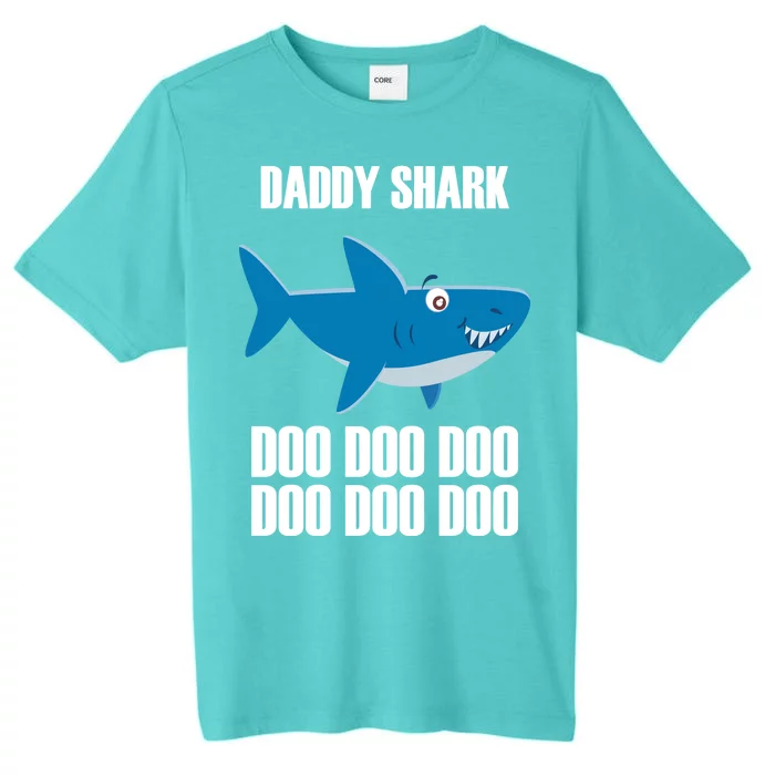 Daddy Shark Funny Cute ChromaSoft Performance T-Shirt