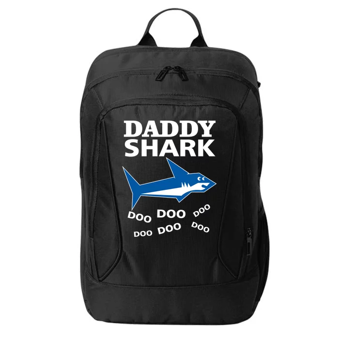 Daddy Shark Funny Dad City Backpack