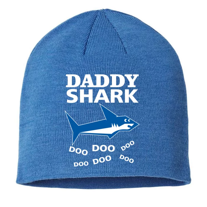 Daddy Shark Funny Dad 8 1/2in Sustainable Knit Beanie