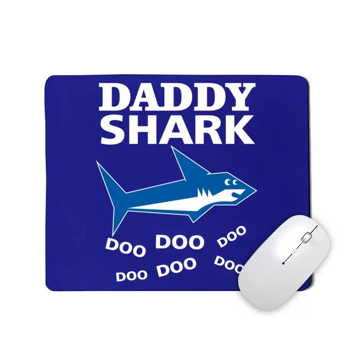 Daddy Shark Funny Dad Mousepad