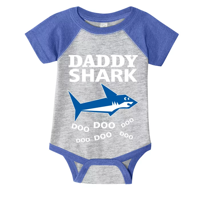 Daddy Shark Funny Dad Infant Baby Jersey Bodysuit