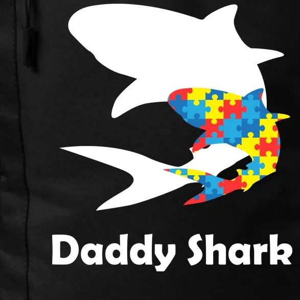 Daddy Shark Puzzles Autism Awareness Daily Commute Backpack