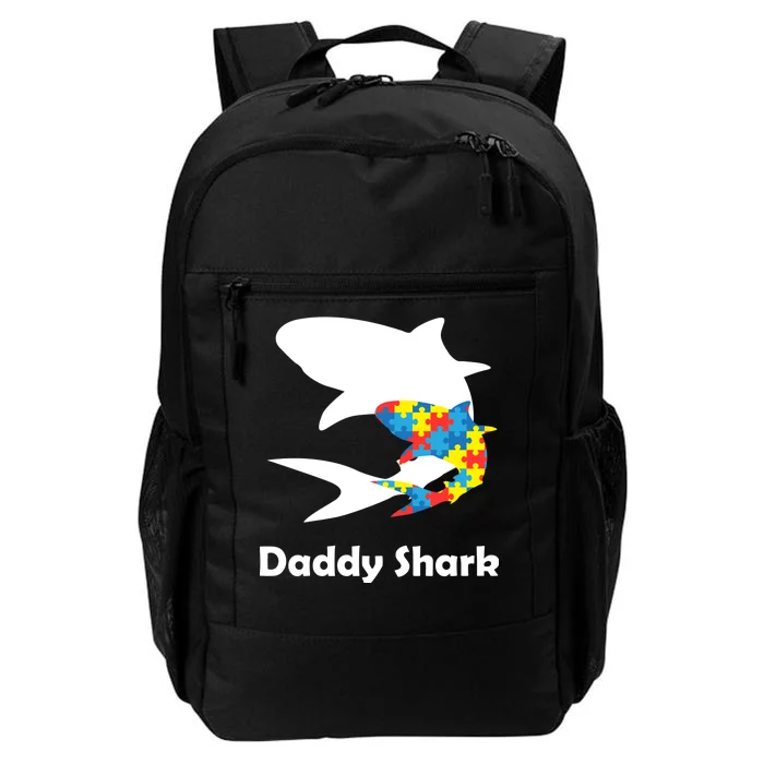 Daddy Shark Puzzles Autism Awareness Daily Commute Backpack