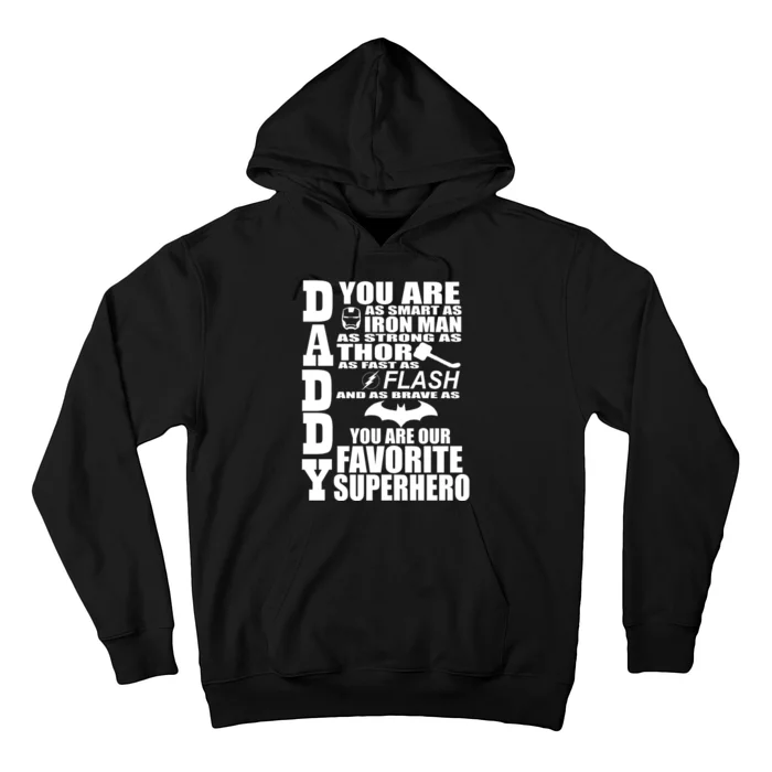 Daddy Superhero Father's Day Hoodie