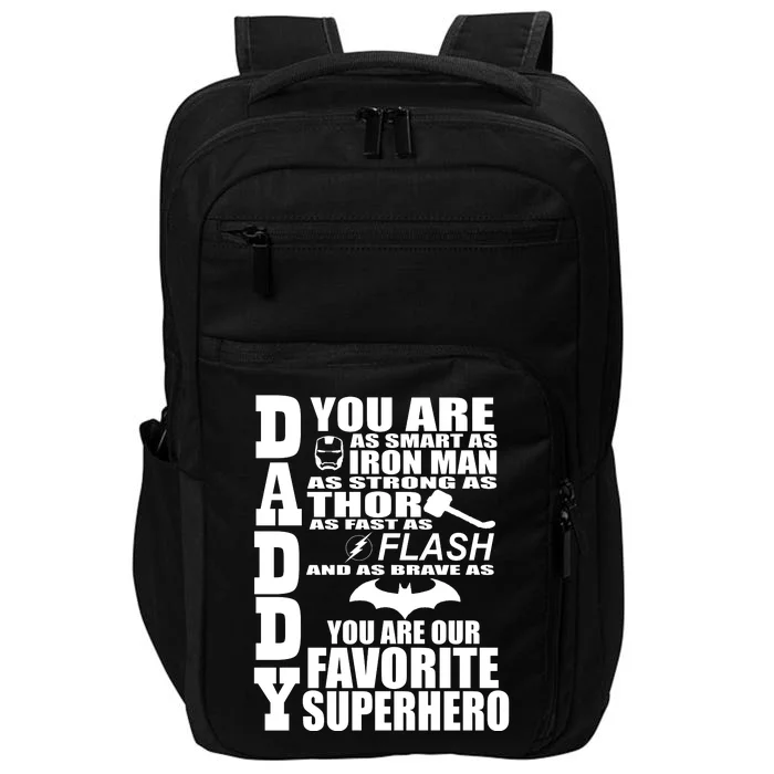 Daddy Superhero Father's Day Impact Tech Backpack