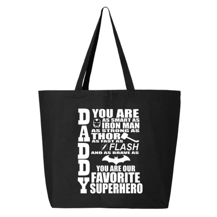 Daddy Superhero Father's Day 25L Jumbo Tote