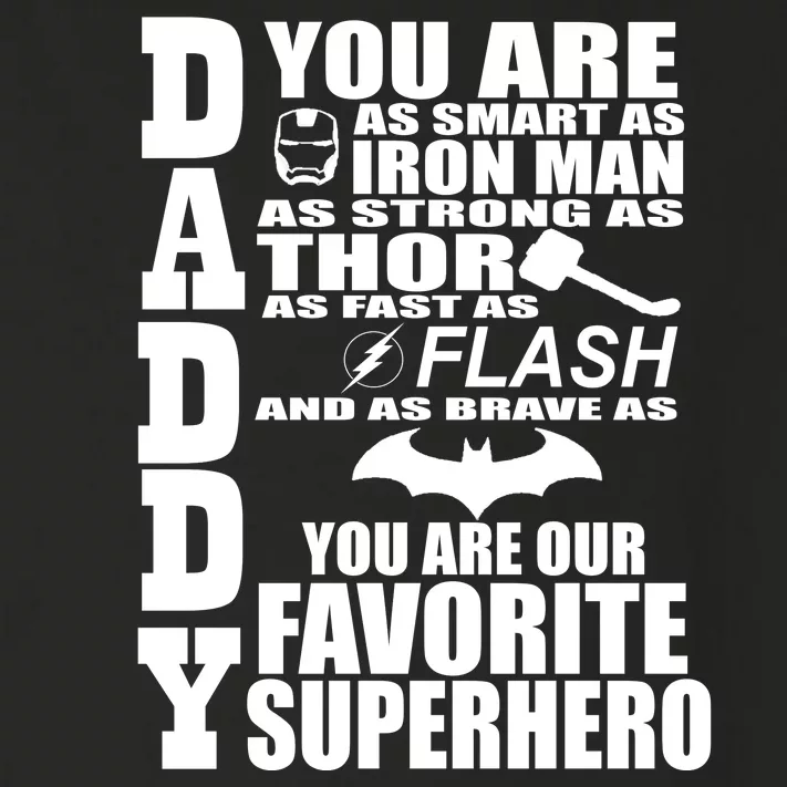 Daddy Superhero Father's Day Toddler Long Sleeve Shirt