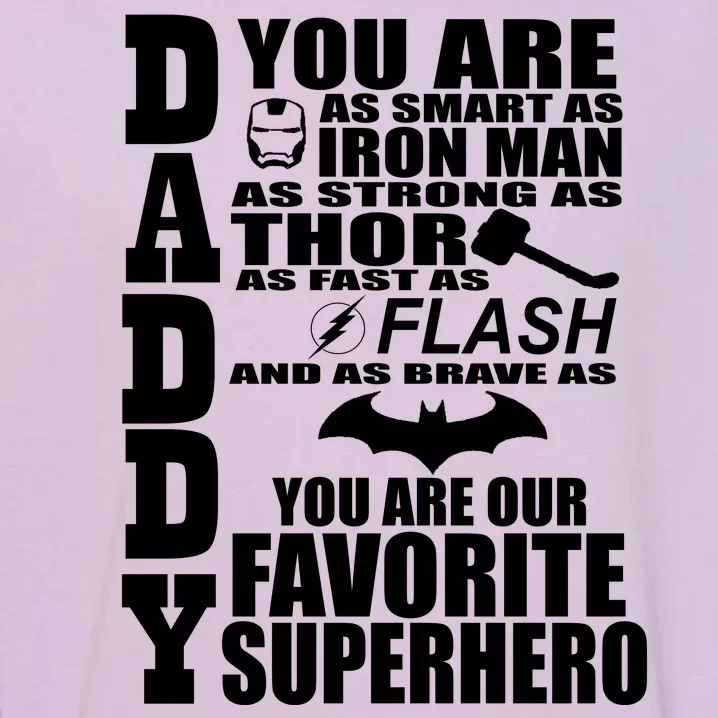 Daddy Superhero Father's Day Garment-Dyed Sweatshirt