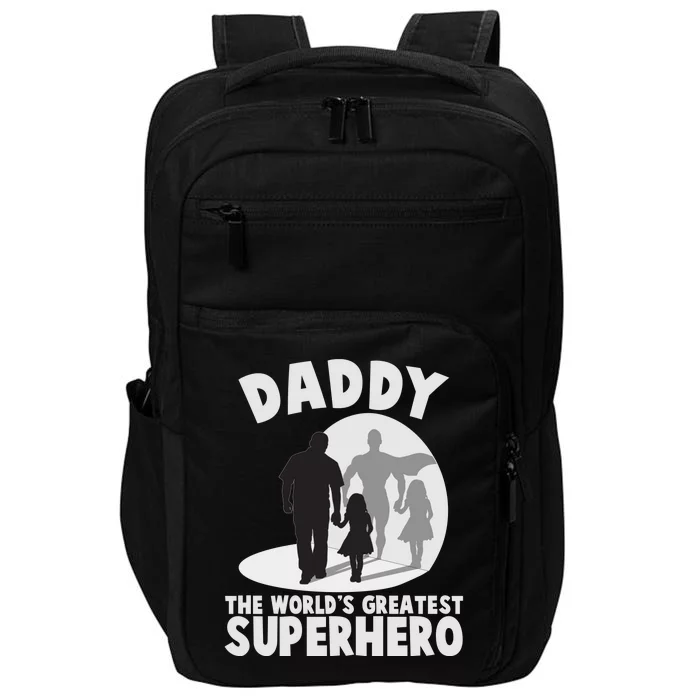 Daddy The World's Greatest Superhero Father's Day Impact Tech Backpack